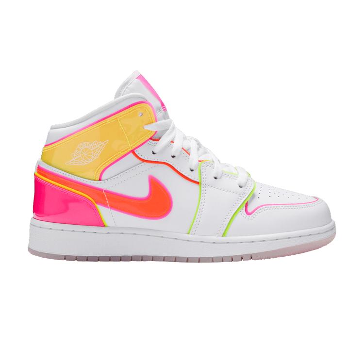 Air Jordan 1 Mid SE GS Edge Glow 37.5