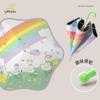 Children's Cartoon Straight Umbrella with Rounded Corners to Prevent Injury, Safe for Boys and Girls, Lightweight Umbrella for Kindergarten and