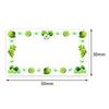 250 Self-Adhesive Blank Kitchen Labels with Fruit Border for Refrigerator Storage