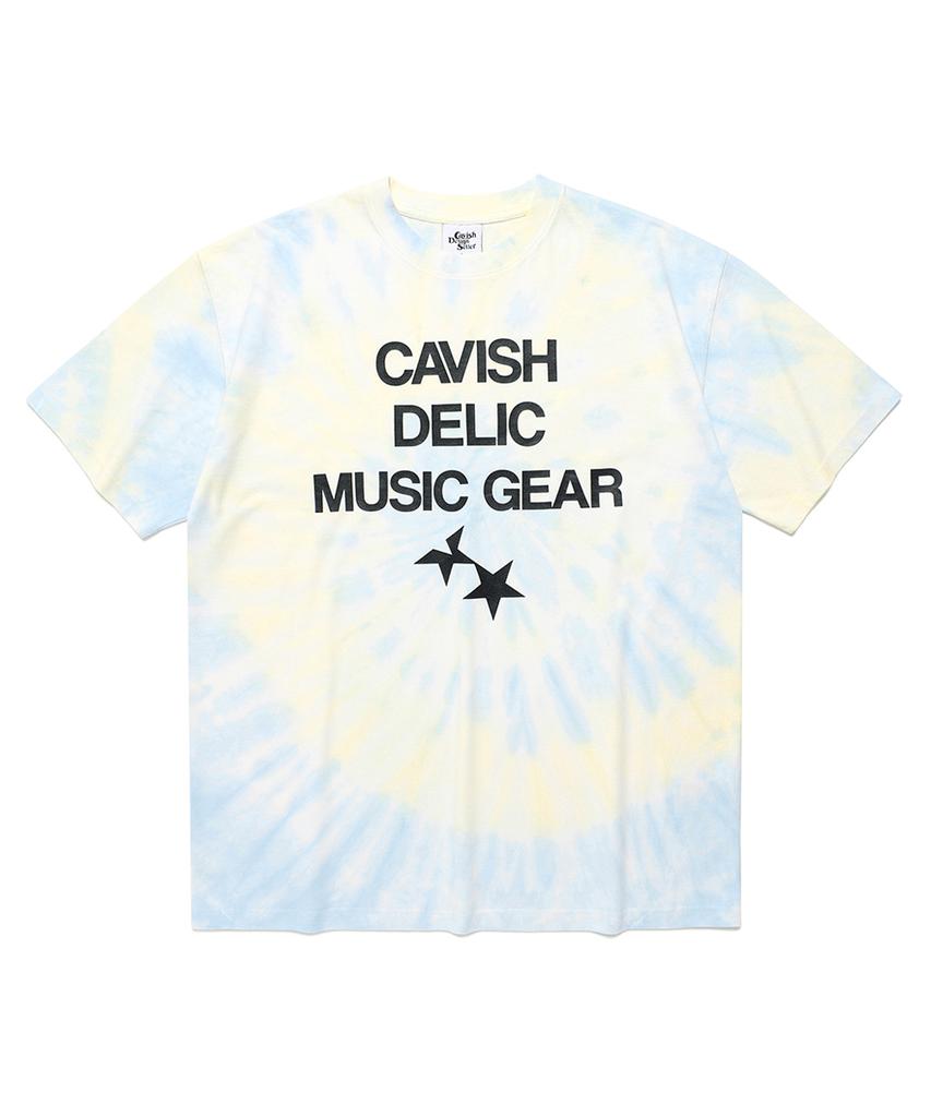 CAVISH Delic Dyed Ss Tee Blue(Cv2Fmut510A)
