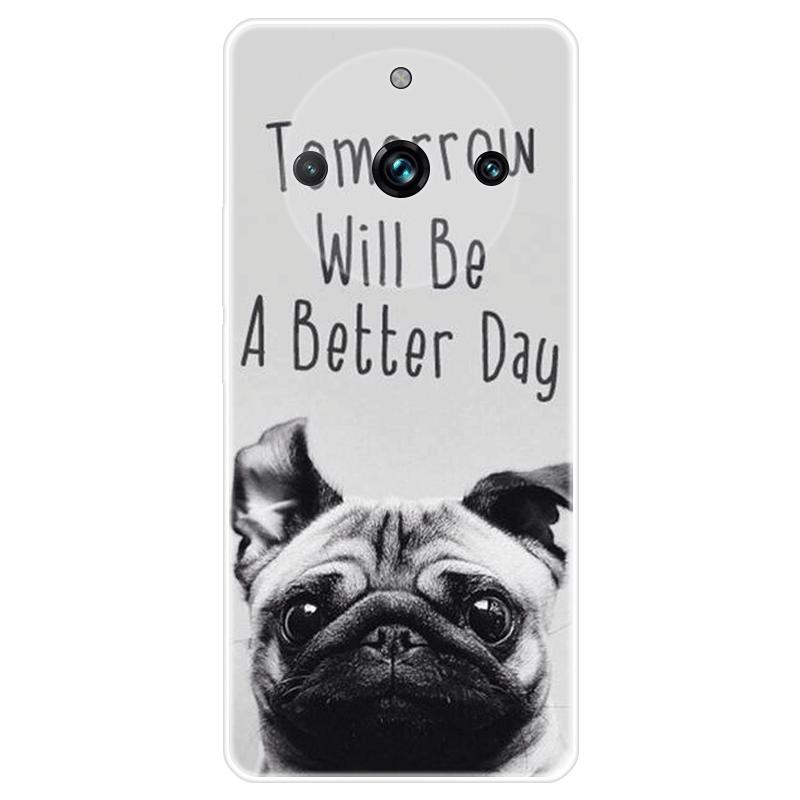 Pro Realme 11 Pro Pouzdro Realme11 Pro+ Měkký silikonový zadní kryt Kreslený obal na telefon Módní