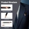 1pcs Black Beautiful Cute Ballpoint Pen, With Stylus Pen Tip, Black Ink, 2 In 1 Metal Pen, 1.0mm Medium Tip Smooth Ballpoint Pen