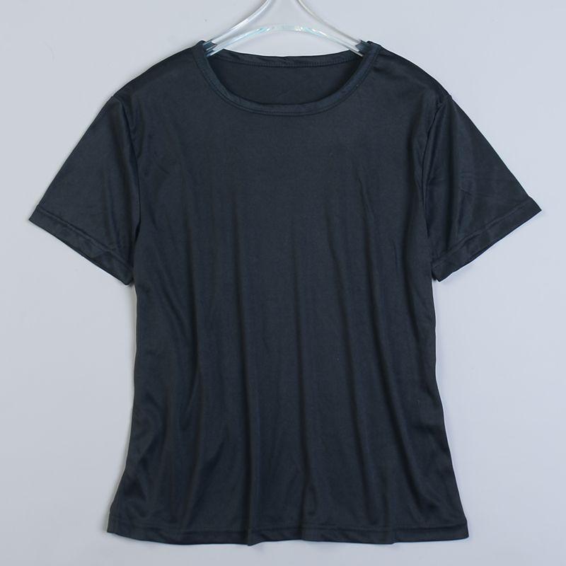 

Japanese Order Black Quick-Drying Short-Sleeved T-shirt Men and Women 10.22 L79796 round Neck Breathable Running Sports Casual Top Summer 1 Black L