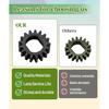 2 Pcs Paper Feed Gear Replacement Fits for HP OfficeJet Pro 9012 9018 9020 9025 Printers, Upgraded Printer Replacement Parts