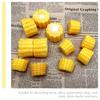 ABOOFAN Corn Sample Fake Corn Kitchen Pretend Realistic Fake Vegetable Vegetable Food Sample 2-Piece Simulation, Cut, Play, Corn, Cut, Model,