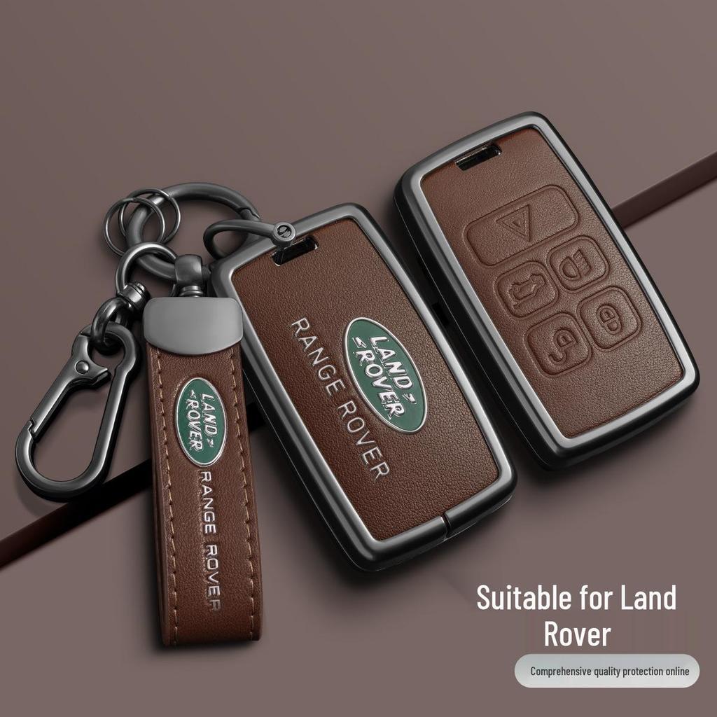 Land Rover Key Case for Range Rover Evoque, Defender, Velar, Discovery Sport, Discovery 5 - Lan Yun Buckle