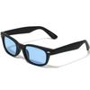 Bercute Matte Black X Large Blue Polarized Sports Sunglasses for Mirrored and UV with Sunglasses, Fishing, Tennis, Golf, Lenses, Driving, Men's