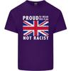 Proud to Wear Flag Not Racist Union Jack Unisexs Light Cotton TShirt