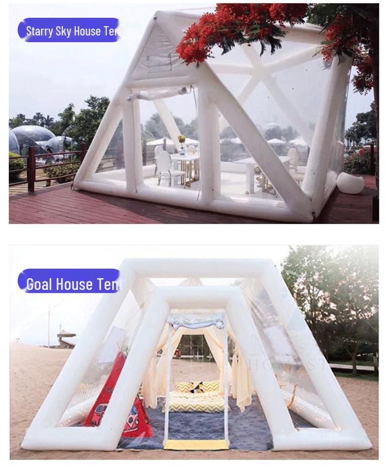 Transparent Inflatable Bubble Tent: Outdoor Starry Sky Room for Weddings, Birthdays, and Events