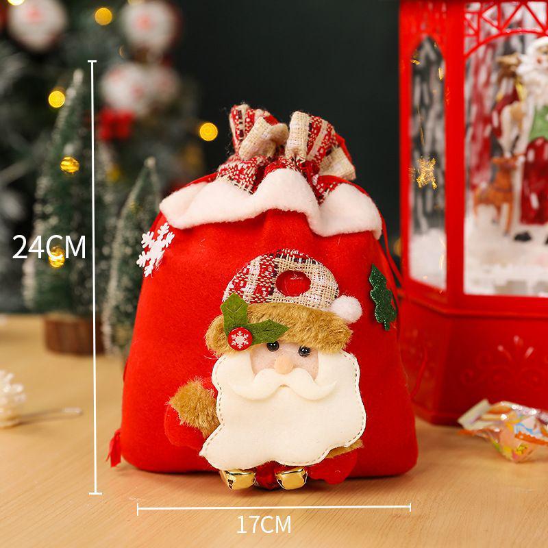 

2025 Christmas Snowman Candy Gift Bag - Portable & Festive Holiday Packaging
