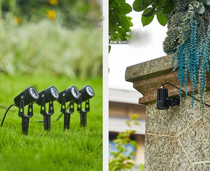 12V Waterproof IP65 Aluminum 3W Outdoor Pathway Spotlight Lawn Lamp Landscape Spot Light Led Spike Garden Light