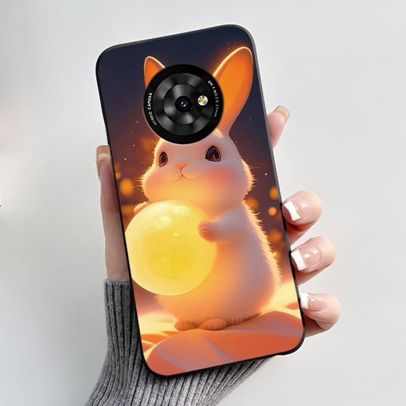 Casing For TCL Suixuetang M1 / OneTouch T615N Phone Case Luxury Dragon Cute Cool Boys Girls Soft Silicone Back Cover Black Shell