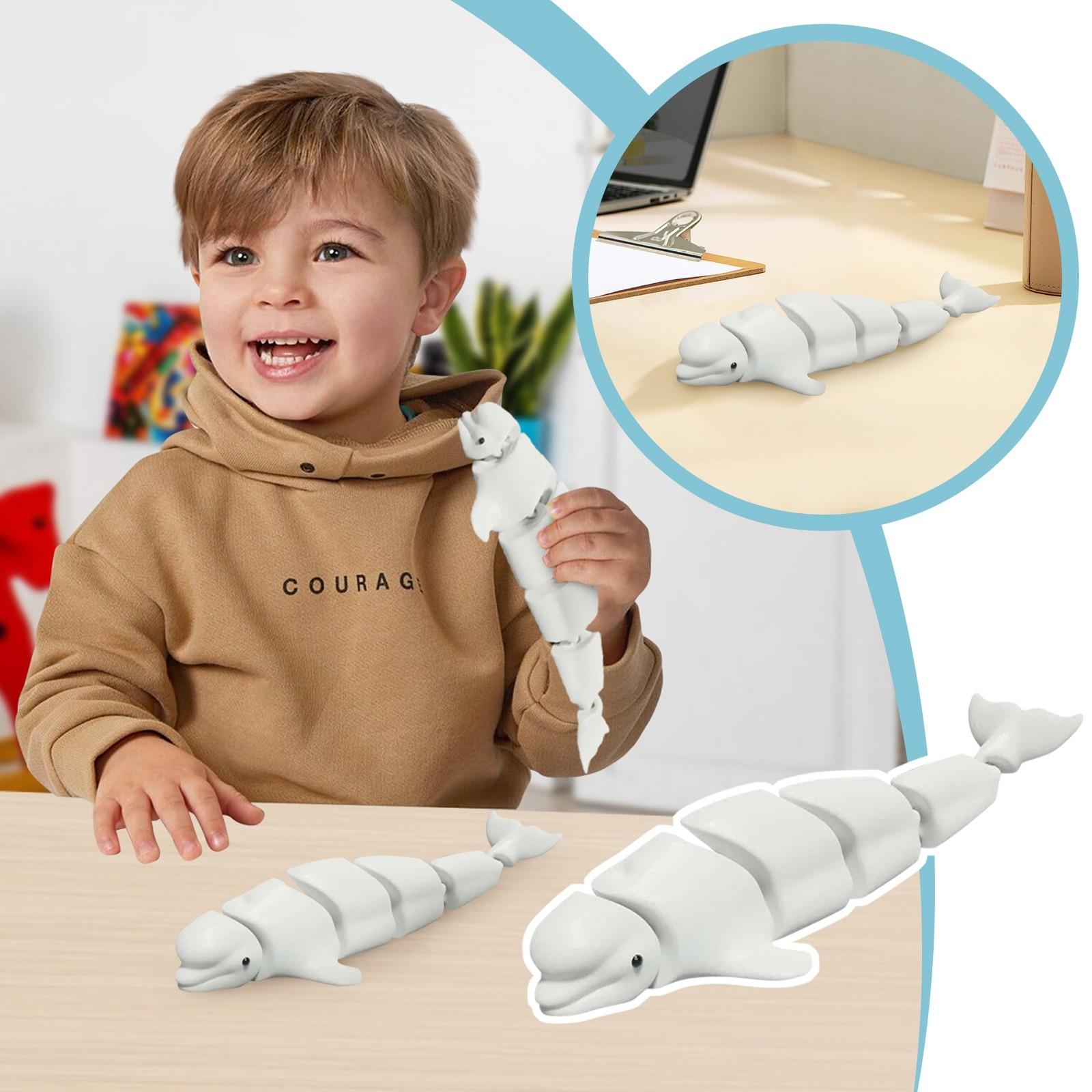 

3D-печать морского животного дельфина игрушки украшения One Size белый