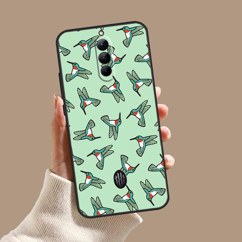 Hummingbird Case For ZTE Nubia Red Magic 10S 9S 8S 8 9 10 11 Pro Plus 6 7 6S 7S Pro 5G 6R 10 Air Cover