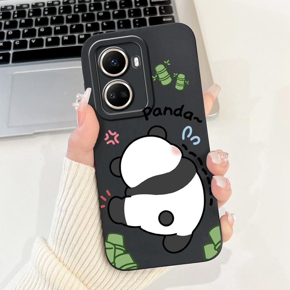 For Huawei Nova 10 Pro Case GLA-LX1 Cute Panda Cartoon Cover Soft Silicone TPU Phone Case For Huawei Nova 10 SE Nova10 Pro Shell