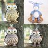 Maschera per Occhi Gufo Peluche Giocattolo Bambola Animale Regalo Per Bambini E Collezionisti