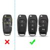 Ford Car Key Shell - Fits Ranger, Mondeo, F150, Carbon Fiber Design