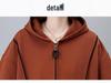 2024 Women's Fleece-lined Hooded Jacket: Stylish, Age-Reducing Autumn/Winter Cardigan for Middle-aged Moms