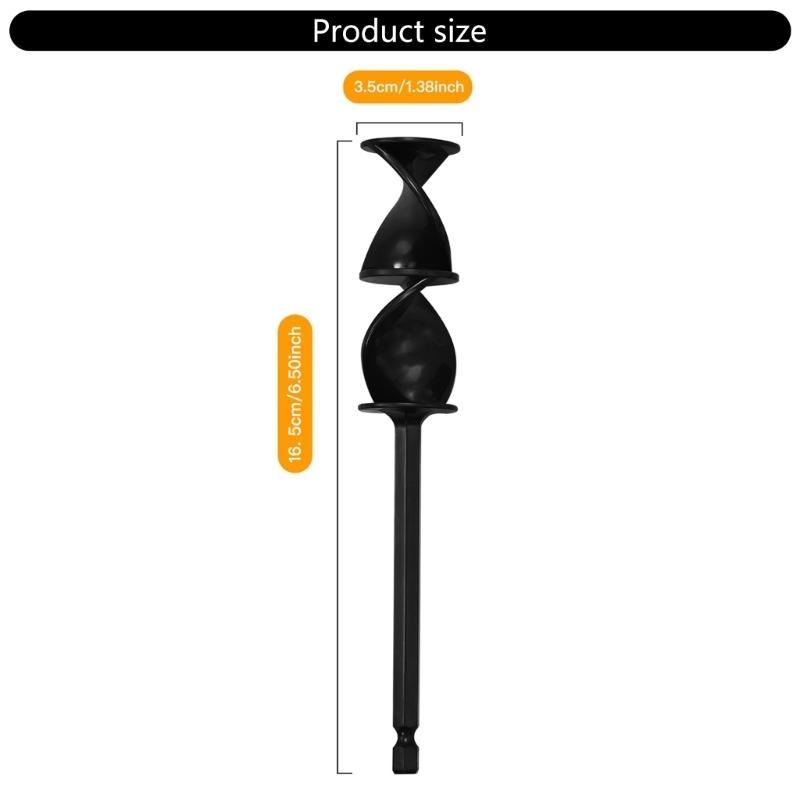 4Pcs Reusable Paint Mixer Epoxy Mixer Paddles Multipurpose Mixer Drill Attachment for Resin Paint Silicone Ceramic