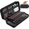 For Nintendo 3DS Carrying Case for Switch Protective Storage Nylon Full Large Holds 24 Game Travel Carrying Small Item Easy To Carry [New 2025] 2,