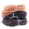 Corda Fai da Te Spessore 2mm Larghezza 2mm Corda Intrecciata Corda a Striscia di Cuoio Corda Piatta in Cuoio Conciato al Vegetale Pelle Piatta Corda in Pelle di Vacchetta
