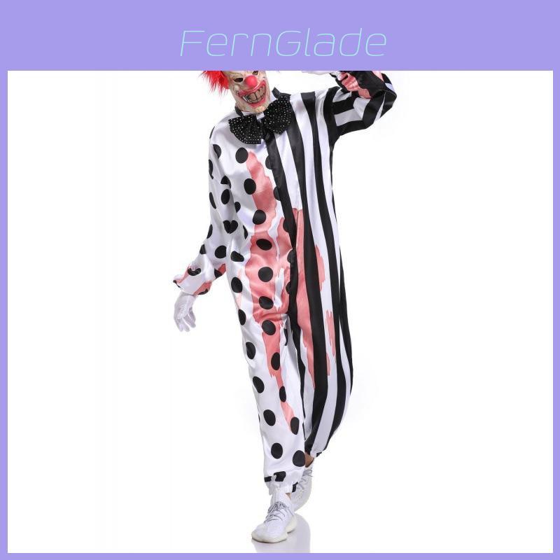 Sinister Clown Costume Distinctive Adult Outfit For Halloween Party Events
