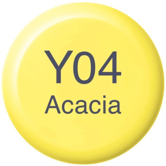 Recharge Encre marqueur Copic - Jaune Y04 Acacia - Indélébile - 12 ml