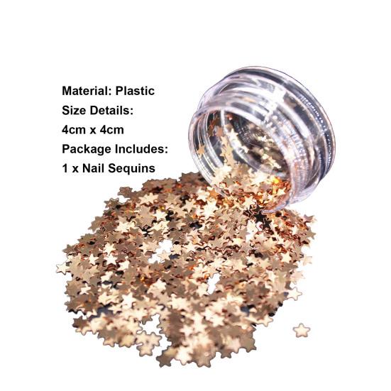 Stylish Nail Glitter Sequins Multiple Color Manicure DIY Nail Design