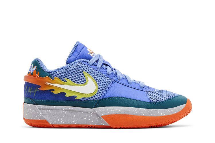 Kids' Sneakers Nike Ja 1 Backyard BBQ (GS) Blue Joy/White/Geode Teal/Safety Orange