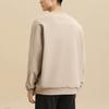 Anta Training Series Solid Color Round Neck Pullover Fleece Sweatshirt Men Sweatshirt Dark-Gray Brown 952347704-3