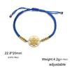 Lucktune Stainless Steel Angel Seal Archangel Metatron Cube Rope Bracelets for Women Spiritual Amulet Jewelry Anniversary Gifts