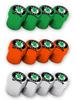 2025 Hot Automobiles 4 Pcs Tire Wheel Tyre Valve Stem Hex Caps Case Sleeve Cover Left Right Front Rear for Skoda Fibia 2 Superb