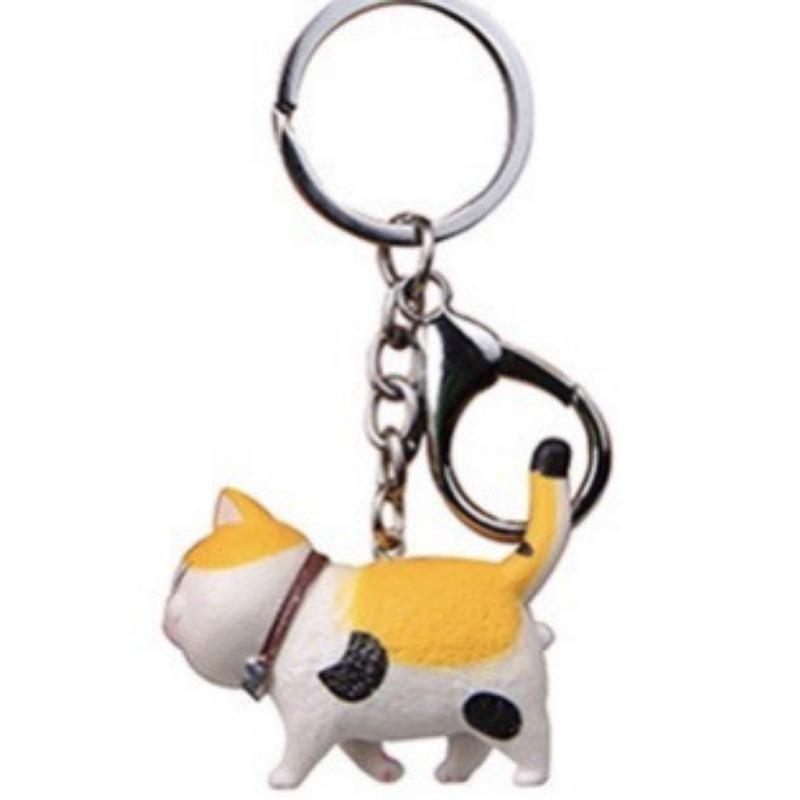 

Мультяшный бантик милый кот брелок для ключей сумка подвеска для машины аксессуары подарок креативное ручное украшение женский брелок для ключей автомобильная безделушка