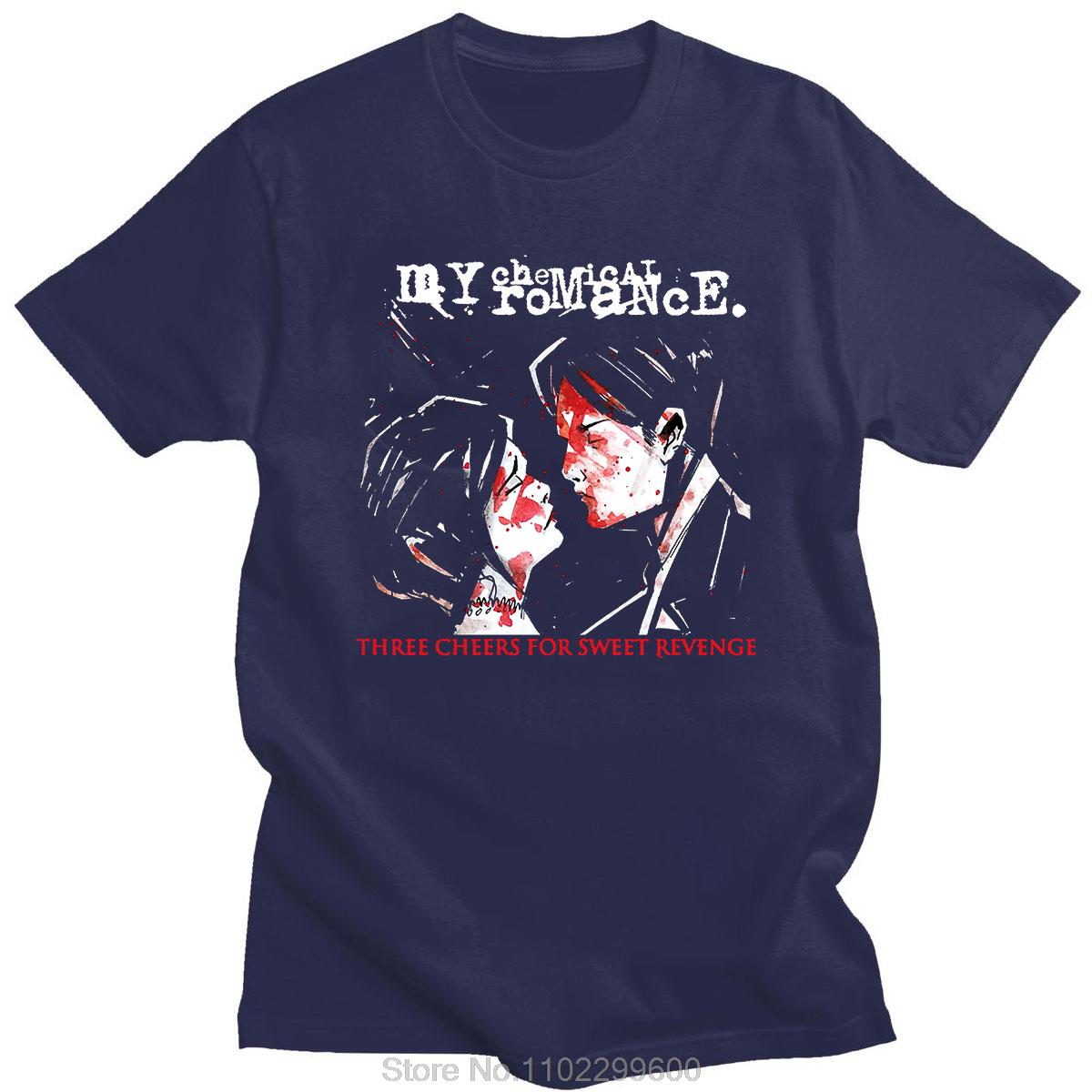 

Hot Sale Trend Tees My Chemical RoUnisexce Mcr Dead Emo Printed Funny Tshirts Casual Oversize Oneck High Quality Comfortabled Tee S