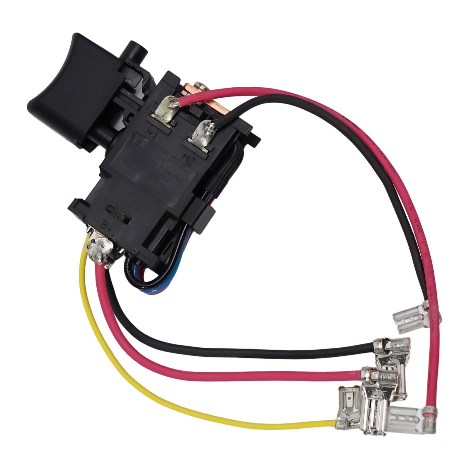 

Cordless Drill Speed Control Trigger Switch For 638887-6 For HP457D DF457D DF347DWE Cordless Screw Driver Drill Spare 6388876 China Mainland