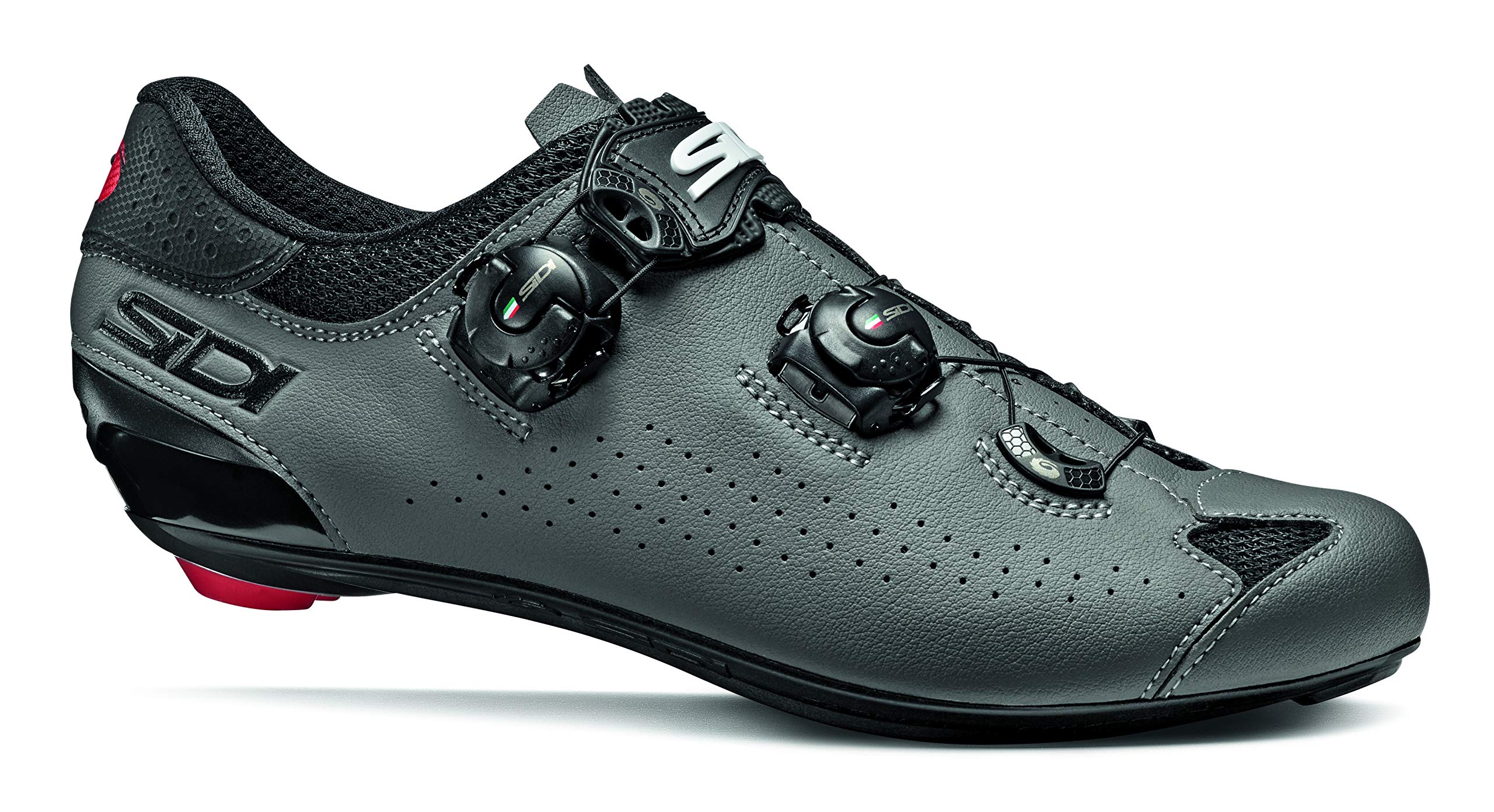 

Мужские мокасины Sidi Genius 10 Driving Style, черно-серые, 9