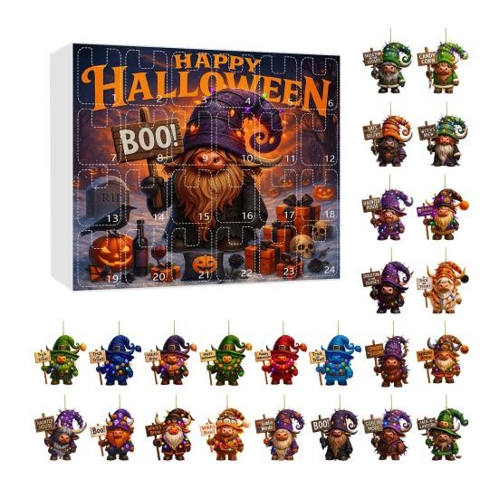 Advent Calendar 2025 Advent Calendar with 24 Acrylic Charms Pumpkin