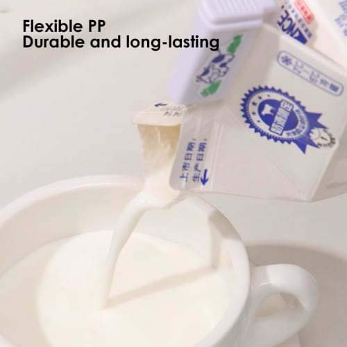 2 Milk Carton Sealing Clips, Snack Bag Sealing Clips, Food Storage Bag Sealing Clips, Milk Carton Sealing Clips, Adjustable within 180 degrees, Leak-P