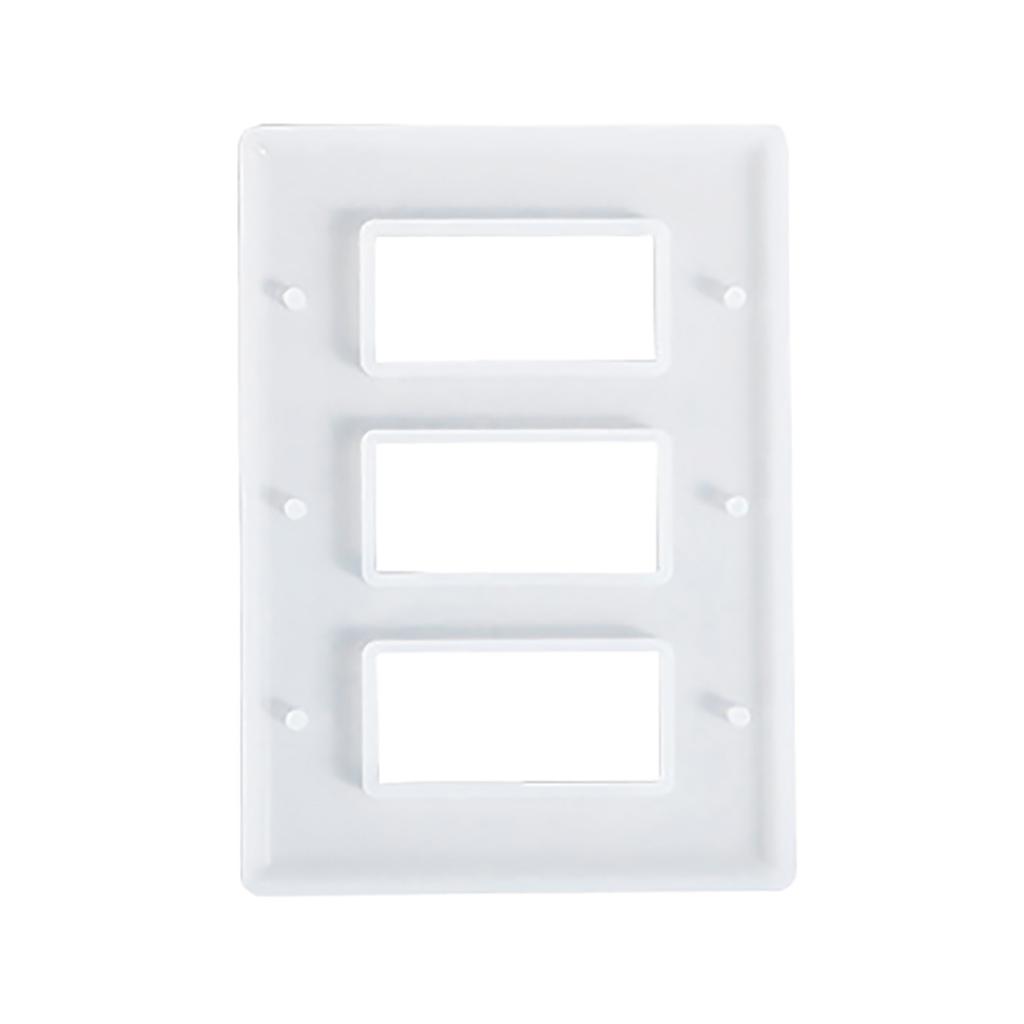 Silicone Mould Epoxy Resin  Socket Panel Light  Cover DIY Craft Decor