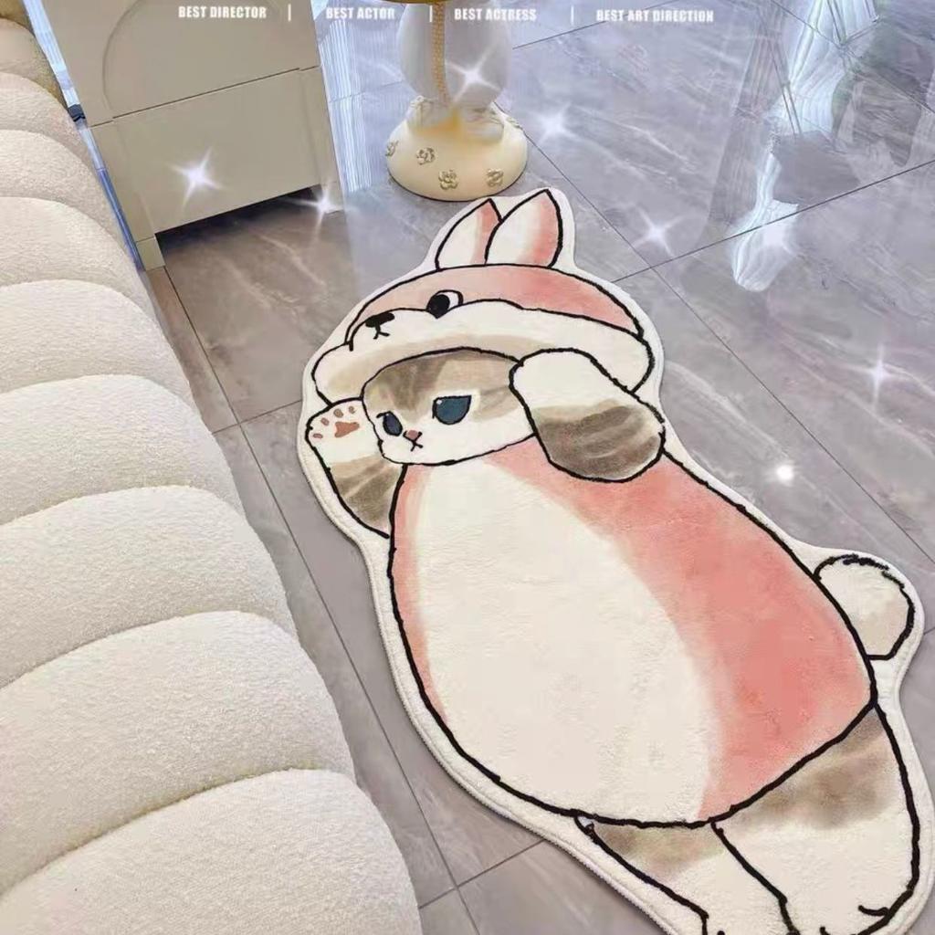 Cartoon Imitation Kaschmir Teppich Schlafzimmer Kinderzimmer Ins Wind Bettdecke Sonderform Balkon Erker Verdickte Tatami Bodenmatte