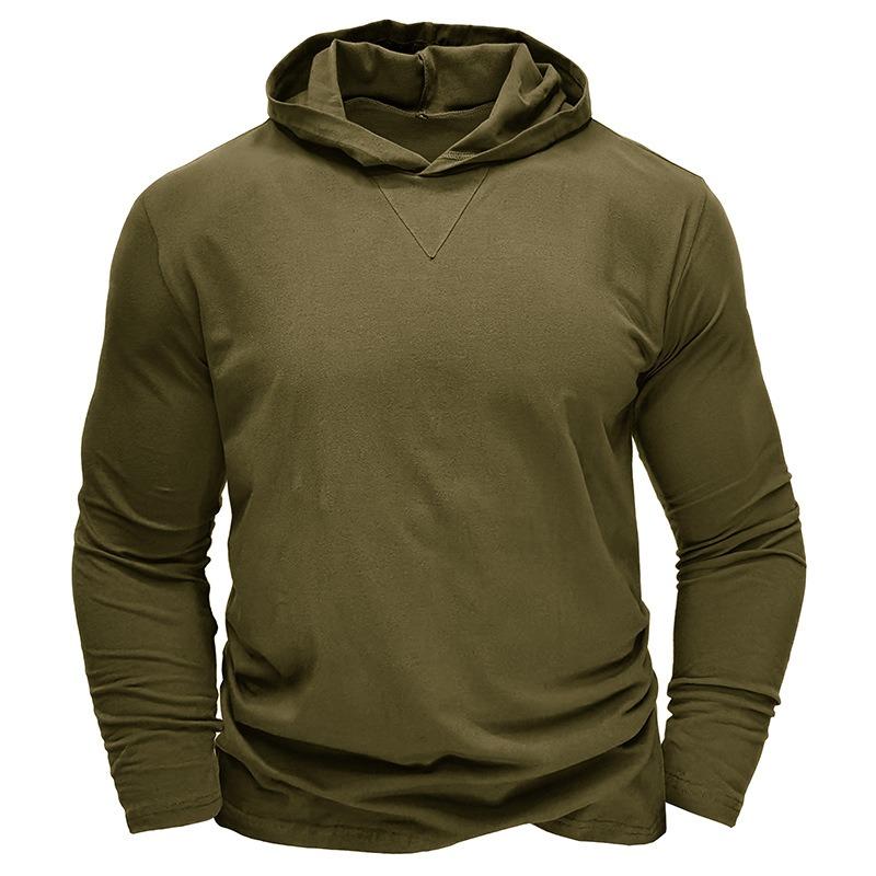 Sports Mens Shirts Long Sleeve T-Shirt Outdoor Hoodie Tops Casual Sweatshirts