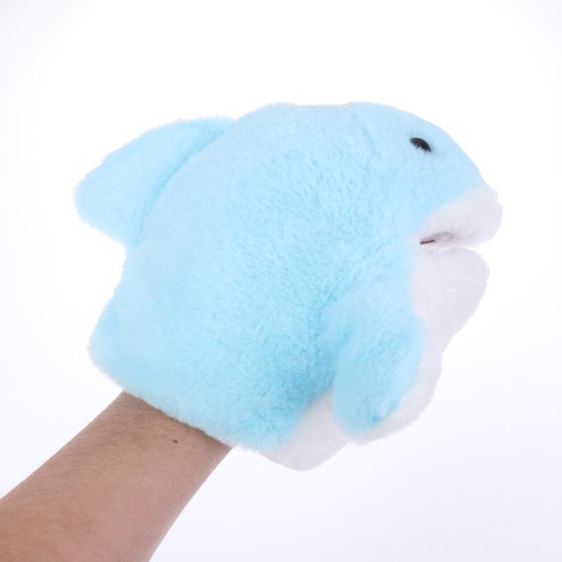 Blue Shark Stuffed Hand Puppet, Ideal Children s Gift, Educational Play Toy, Cute Stuffed Animal