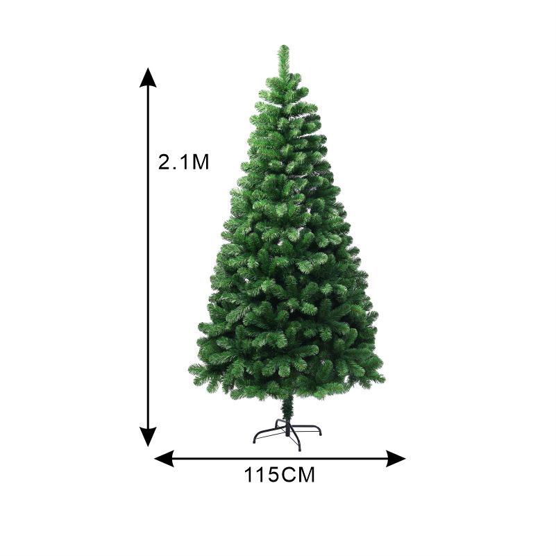 Encrypted Green PVC Christmas Tree - Supermarket Home Decoration