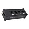 Multi Network XLR Cable Breakout 4 Channel 3 Pin Over RJ45 Ethercon Extender Sound Transmitter