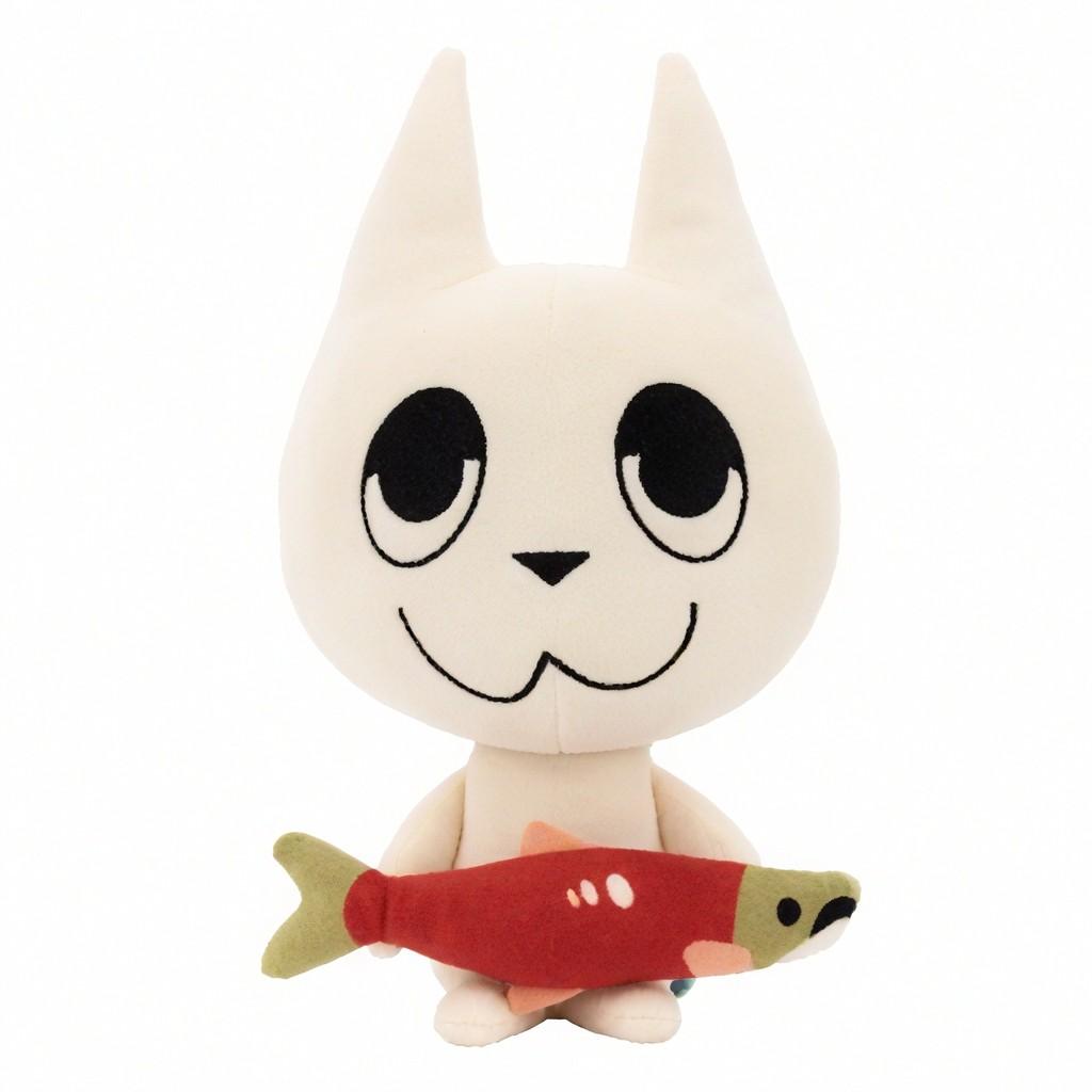 Kitty Webfishing Cute Plush Charming Cat With Fish In Mouth Design Animation