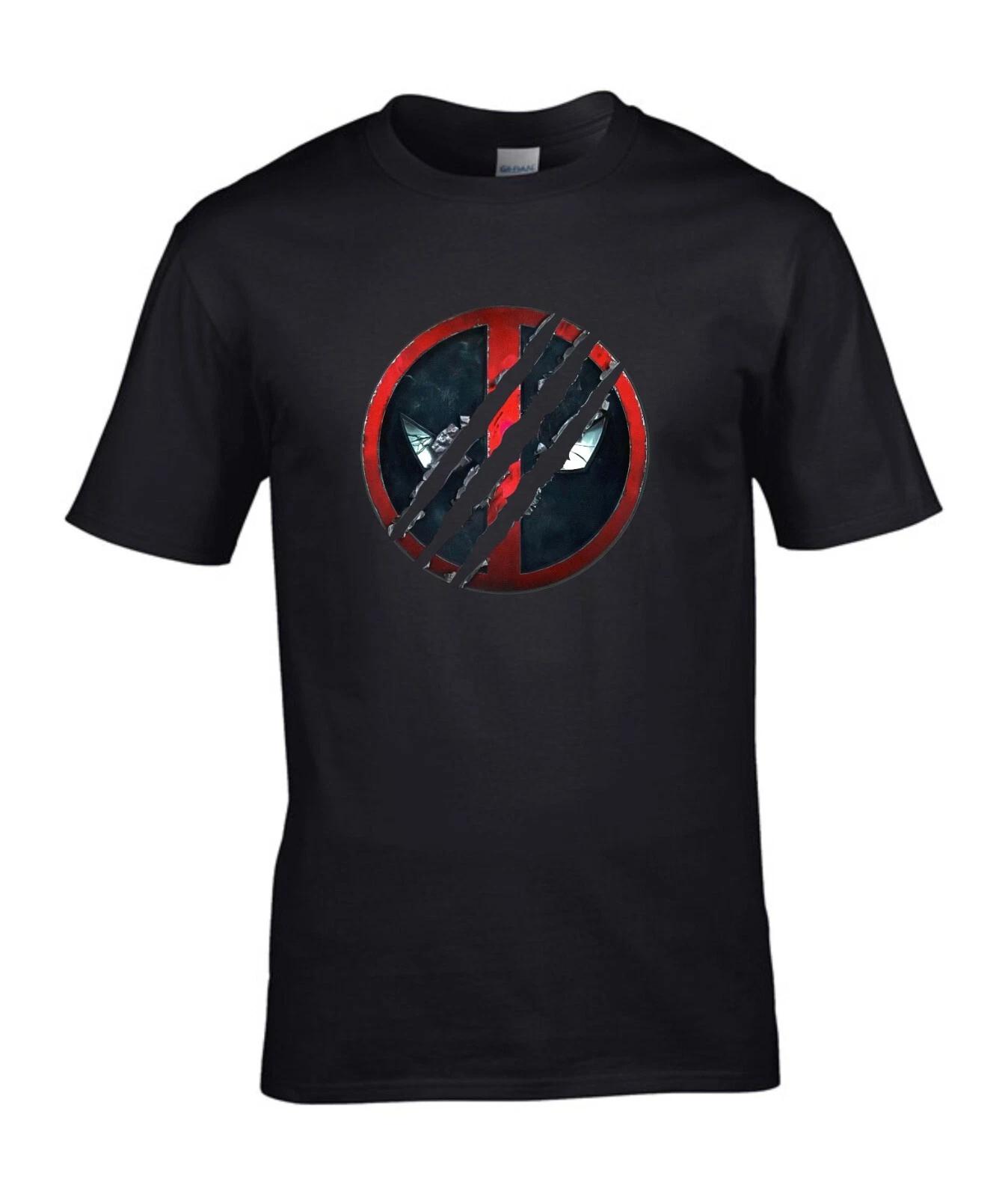 Deadpool & Wolverine Logo T-Shirt, Marvel Funny Hero Unisex Kids Adults Top L