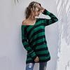 Women's Sweater, Striped, Long Sleeve