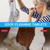 Jakehoe Sock Cleaning Tablets Gently Clean Socks of Stubborn Dirt, Stains and Odors with Multi-purpose Cleaning Tablets.