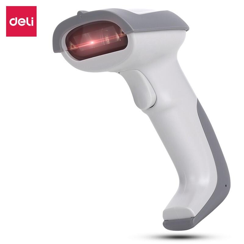 Deli 14881S Wired 1D Laser Barcode Scanner