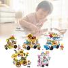 Building Block Dessert City Street View Model Kid Multi Shape Jigsaw Gift Puzzle
